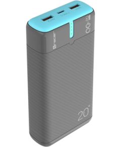 Tracer 47517 EnerGen 20000mAh Power Bank gray/blue