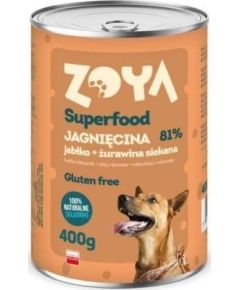 Dolina Noteci ZOYA Jagnięcina - Superfood - Karma mokra dla psów - 400g
