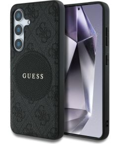 Guess 4G Round Patch Classic Logo MagSafe Aizsargapvalks Priekš Samsung Galaxy S25 Plus