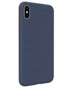 Evelatus Apple  iPhone Xs Max Premium Soft Touch Silicone Case Midnight Blue