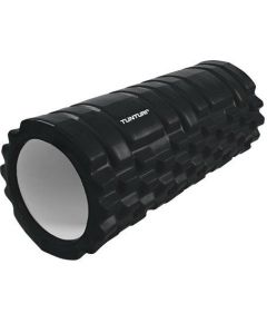 Tunturi Yoga Foam Grid Roller Masāžas cilindrs 33cm, melns Ķermeņu masieri
