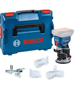 Akumulatora malu frēze Bosch GKF 18V-8 Professional; 18 V (bez akumulatora un lādētāja) + L-BOXX 136