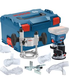 Akumulatora malu frēze Bosch GKF 18V-8 Professional; 18 V (bez akumulatora un lādētāja) + L-BOXX 238