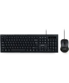 Gembird мультимедийный настольный набор USB US layout черный