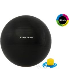 Tunturi Gymball Гимнастический мяч с насосом 55см, черный