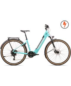 Elektriskais Velosipēds Rock Machine 29 Crossride INT e425 Lady tirkīza (M)