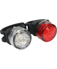 Velosipēdu lukturu komplekts Rock Machine S.Light 10 Black/Grey