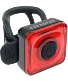 Velosipēda aizmugurējais lukturis Rock Machine R.Light 50 USB Black/Grey