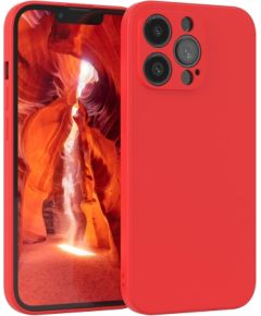 Чехол Liquid Silicone 1.5mm Xiaomi Redmi Note 14 Pro 4G красный
