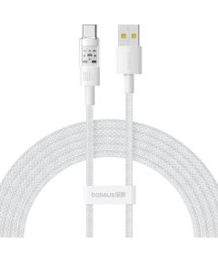 Baseus Gem USB A to USB C fast charging cable 2 m 100 W White