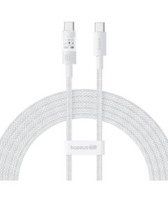 Baseus Gem USB C to USB C fast charging cable 2 m 100 W White
