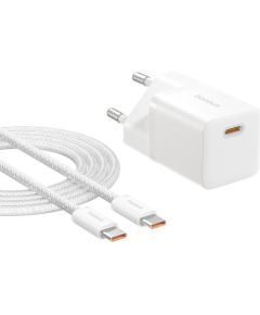 Baseus P10110909213-01 USB-C GaN5 mini 25W mains charger White