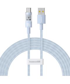 Baseus Gem USB A to USB C fast charging cable 2 m 100 W Blue