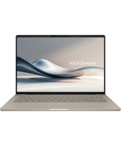 ASUS Zenbook 14 UX3407RA-QD020W X Elite X1E 78 100 14.0" WUXGA OLED 60Hz 400nits Glossy 32GB LPDDR5X SSD1TB Qualcomm Adreno GPU WLAN+BT Cam 70WHrs Win11 Zabriskie Beige