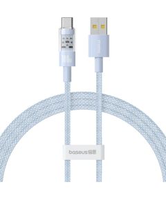 Baseus Gem USB A to USB C fast charging cable 1 m 100 W Blue