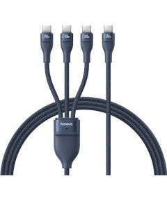 Baseus Flash Series Type C to C+C+C fast charging cable 480 Mbps Blue