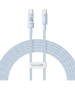 Baseus Gem USB C to USB C fast charging cable 2 m 100 W Blue