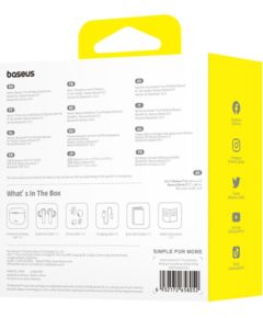 Baseus Bowie E17 Headset True Wireless Stereo (TWS) In-ear Calls/Music USB Type-C Bluetooth White