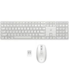 HP 655 White Wireless Keyboard and Mouse Combo
