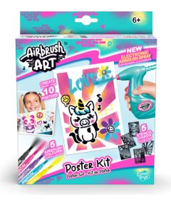 Airbrush Plush AIRBRUSH Art набор для творчества с аэрографом Mini Poster
