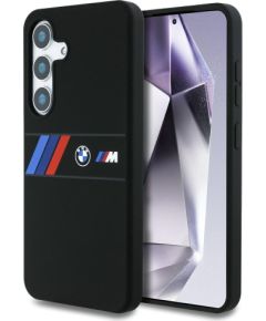 BMW Silicone Middle Tricolor Stripes MagSafe Aizsargapvalks Priekš Samsung Galaxy S25