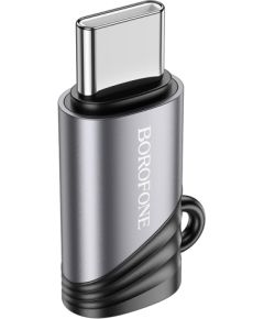OEM Переходник Borofone BV20 - Lightning female на Type C male - черный