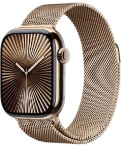 Apple Watch Series 10 GPS + Cellular LTE 46mm Gold Titanium Gold Milanese Loop M/L