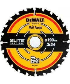 Griešanas disks kokam DeWalt DT10402-QZ; 190x30 mm; 24T