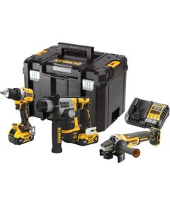 Instrumentu komplekts DeWalt DCK355P2T-QW (DCD800 + DCH172 + DCG405); 18 V; 2x5,0 Ah akum.