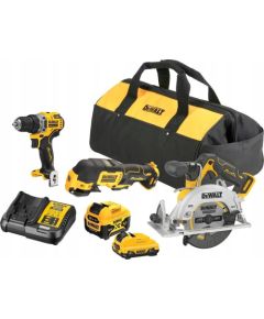 Instrumentu komplekts DeWalt DCK317P1D1-QW (DCD701 + DCS353 + DCS512); 12 V; 1x2,0; 1x5,0 Ah akum.