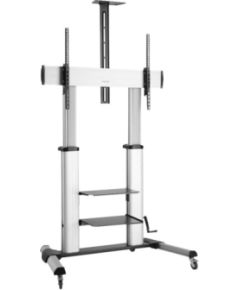 LOGILINK BP0084 TV monitor cart 60-100inch height adjustable 100kg max.