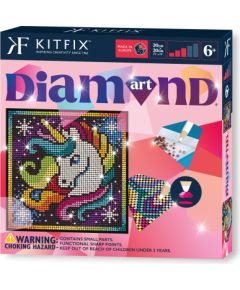 KITFIX Amatniecības komplekts Diamond Art dimantiņu māksla, Vienradzis