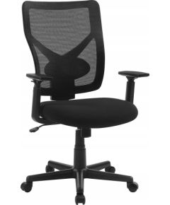 Krzesło biurowe Songmics Krzesło biurowe z siatki w połowie obrotu, obrotowe ergonomiczne krzesło z mechanizmem pochylenia, wyściełane z wewnętrznym sprę Офисные стулья