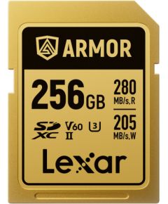 Lexar memory card SDXC 256GB Armor Gold UHS-II U3