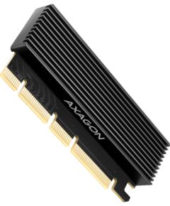 AXAGON PCEM2-XS PCI-E 3.0 16x - M.2 SSD NVMe, up to 80mm SSD, low profile, heatsink