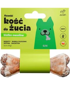Brit AZANKI Bone with insects and blackberry S/M - dog treat - 12 cm