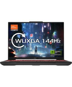 ASUS TUF Gaming A16 FA607NU-R5085W Ryzen 5 7535HS 16.0" FHD+ 144Hz Value IPS-level 300nits AG 8GB DDR5 SSD512 GeForce RTX 4050 6GB LAN WLAN+BT Cam720p 56Wh Win11 Mecha Gray