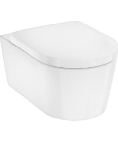 Hansgrohe piekaramais WC pods Elu Pura S AquaFall Rimless, Hygiene Effect ar Soft-close noņemamu vāku
