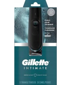 Braun Gillette INTIMATE Trimmer i5, hair clipper (black/blue)