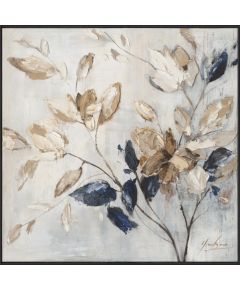 Painting with frame 100x100cm, 
branches