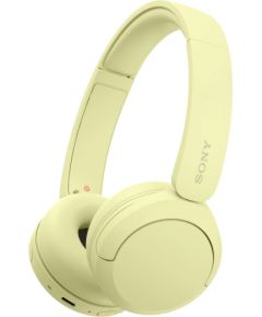Sony wireless headset WH-CH520, yellow