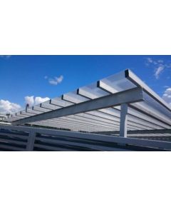 Поликарбонат 10mm; 1.05x2m, прозрачный