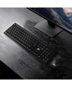 Nano Rs NanoRS Wireless Keyboard and Mouse Combo with Ergonomic Design – RS580 for Smooth and Efficient Use