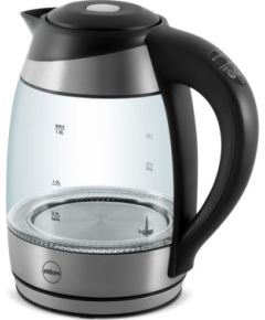 C520 ELDOM, LUX glass kettle, capacity 1.7 l, water temperature control panel, 2200 W