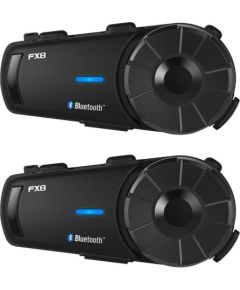 Fodsports FX8 motorcycle intercom two-pack (black)