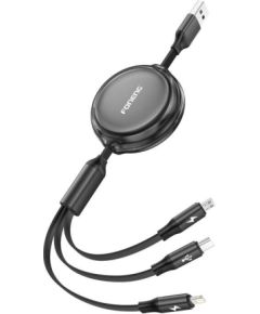 3w1 Foneng X113 1.1M Czarny Cable