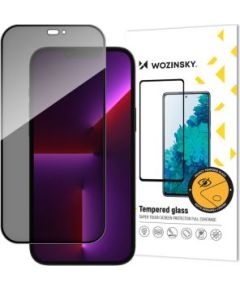 Wozinsky -  Wozinsky Privacy Glass with Anti Spy filter for iPhone 15 - black