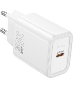 Сетевая зарядка Hoco N62 30W GaN USB-C белая