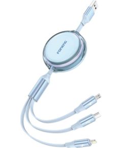 Foneng X113 3-in-1 Cable 1.1M Blue