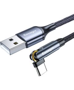 USB-A 3in1 cable, Essager, EXCCXT-WX0G, USB-C/Lightning/Micro, 15W, 1m (grey)